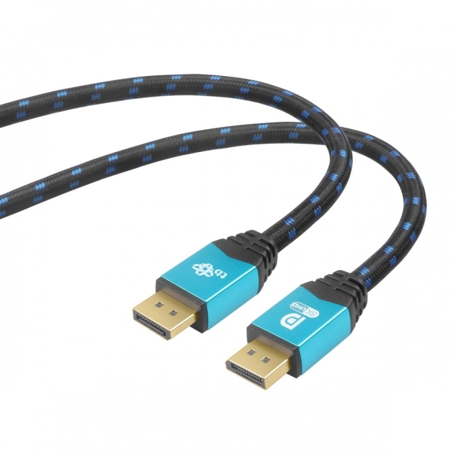 DisplayPort kabel 8K UHD s plavim konektorima 2 m