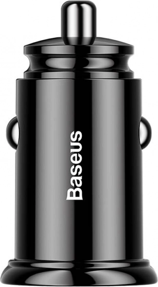 Baseus auto punjač 2x USB QC3.0 30W crni
