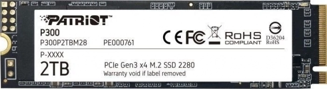 Interni SSD disk Patriot P300 2TB M.2 PCIe NVMe