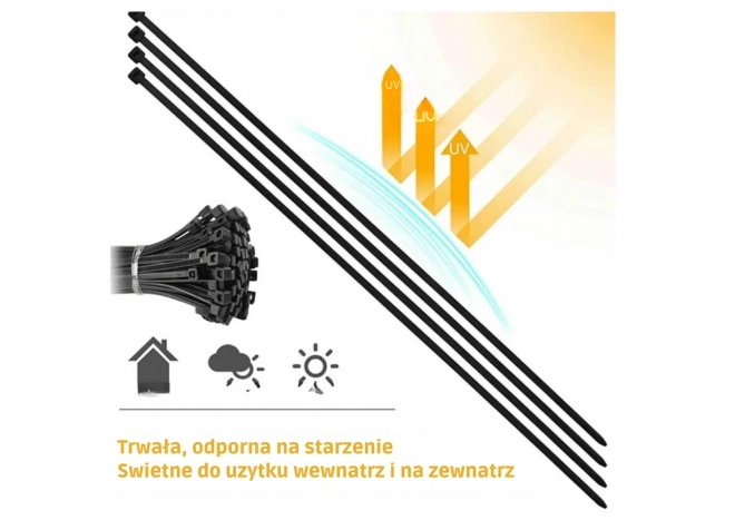 Kabelske trake Spajalice Patentni zatvarač Triette 300x3,6 MM