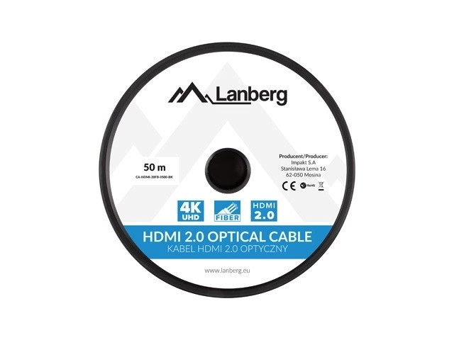 Kabel HDMI M/M v2.0 CA-HDMI-20FB-0500-BK 50m crni