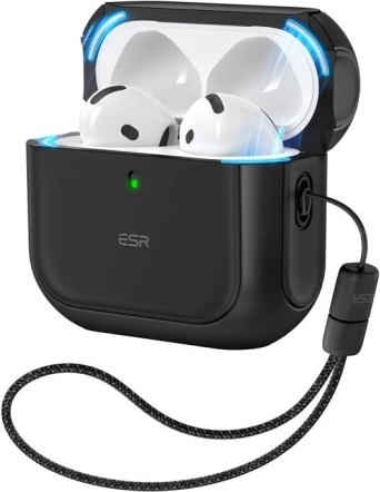Futrola za AirPods 4 Orbit Hybrid crna
