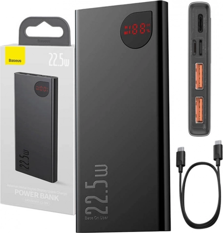 Power banka Baseus Adaman Metal 10000mAh