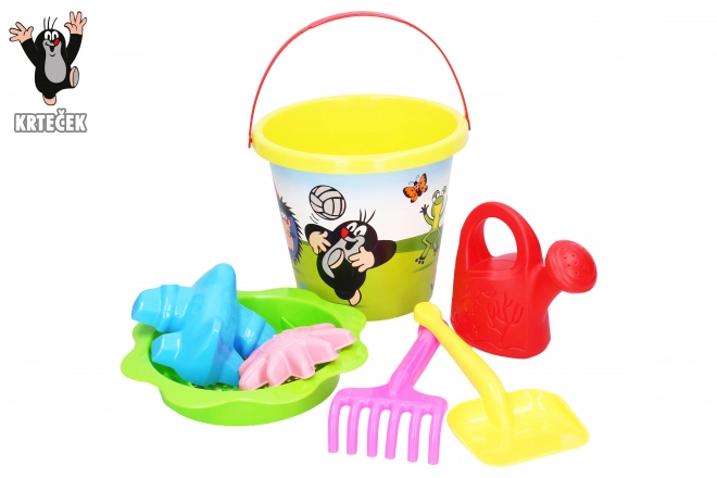 Pješčani set Krtko veliki 3,5 L žuta