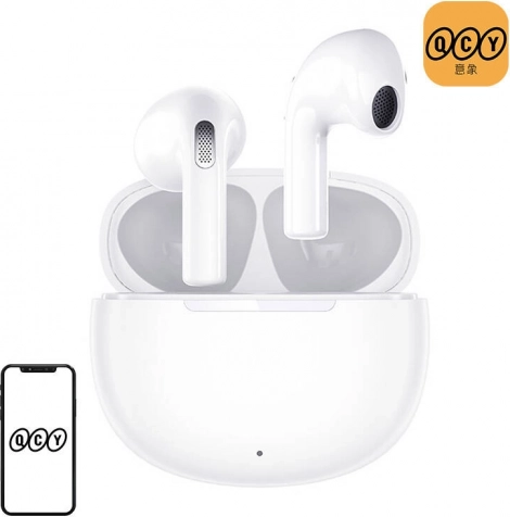 true wireless slušalice qcy t20 ailypods bijele