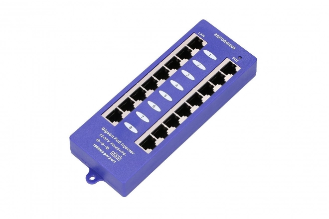 Extralink 8-portni PoE injektor gigabit