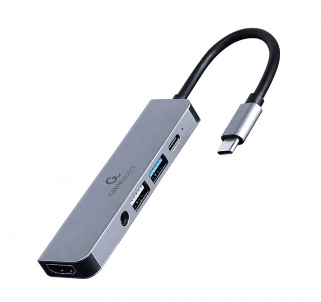 Adapter USB-C 5 u 1, PD, HDMI, Audio, USB 3.1, USB 2.0