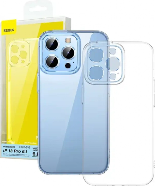 Zaštitna maska Baseus Crystal za iPhone 13 Pro s kaljenim staklom