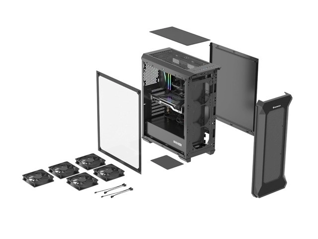 Ormar Genesis Irid 505F s prozorom USB 3.0