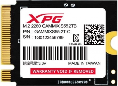 SSD disk XPG GAMMIX S55 2 TB PCIe 4.0 M.2 2230