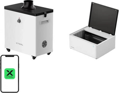 Laserski graver i rezač ploter 2 u 1 xTool M1 10W – osnovni set s pročistačem dima