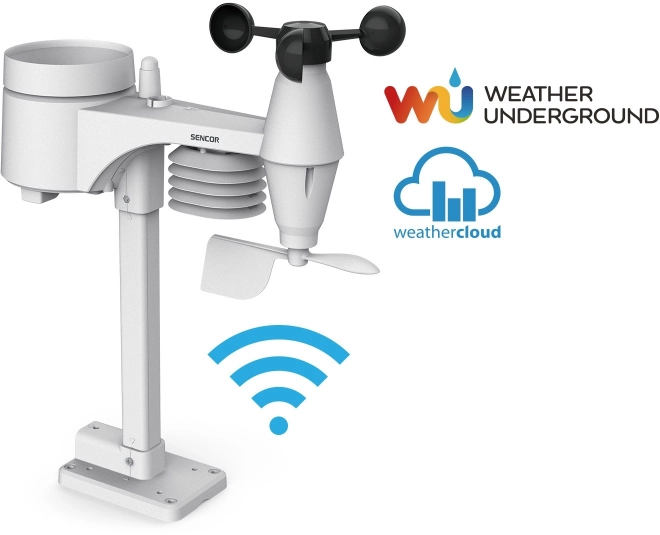 Profesionalna meteorološka stanica s WiFi senzorom 5u1