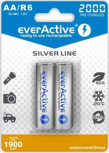 punjive baterije aa r6 2000 mAh ready to use, 2 kom
