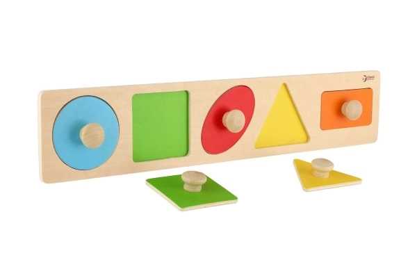 Drvena igračka s geometrijskim oblicima - 5 dijelova
