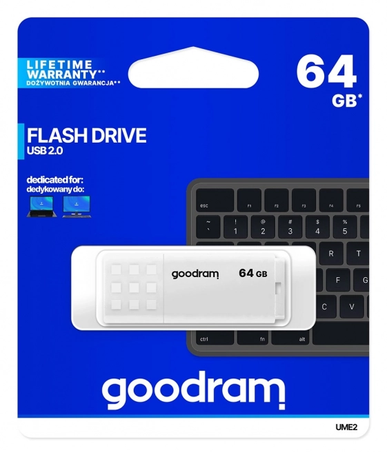 UME2 64GB USB 2.0 Flash disk bijeli