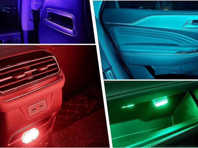 LED RGB osvjetljenje interijera auta - bežični dodatak