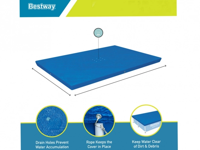 Pokrov za pravokutni bazen Bestway 224x154 cm