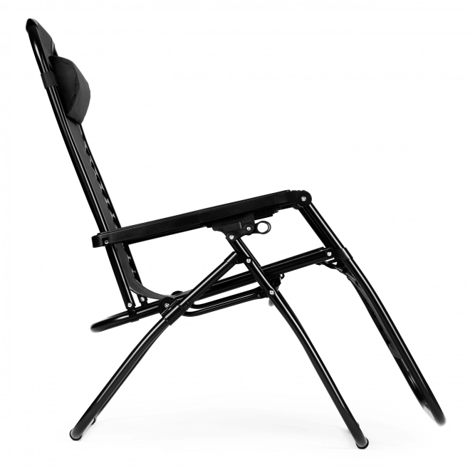 Vrtna stolica s podesivim naslonom ZERO GRAVITY ModernHome - crna