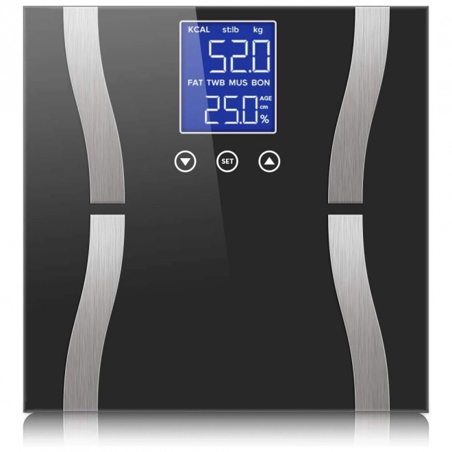 Analitička 180kg staklena vaga za kupaonicu s LCD zaslonom