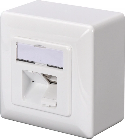 Zidna mrežna utičnica CAT 6A 2x RJ45, ekranirana