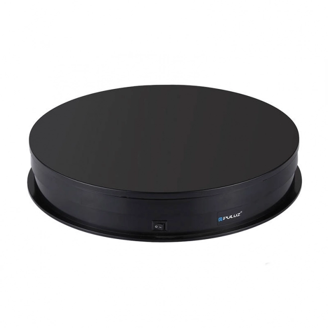 Električni rotacijski stol Puluz s prikazom 30 cm USB crni