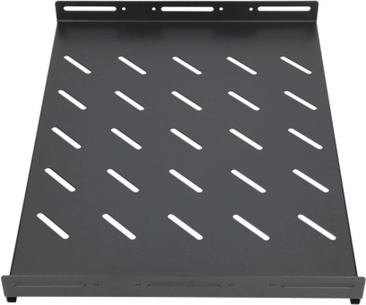 Polica 1U 350 mm za 19" ormariće dubine 600 mm – crna