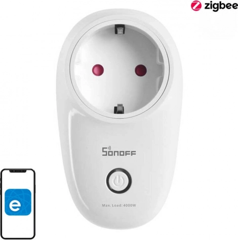 Pametna utičnica Zigbee SONOFF S26 (Type F)