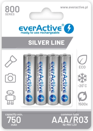 Punjive AAA baterije 800 mAh – 4 kom