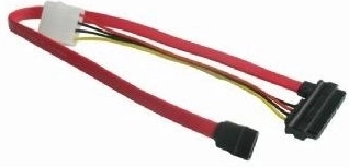Kabel SATA podaci + napajanje combo 0,35 m