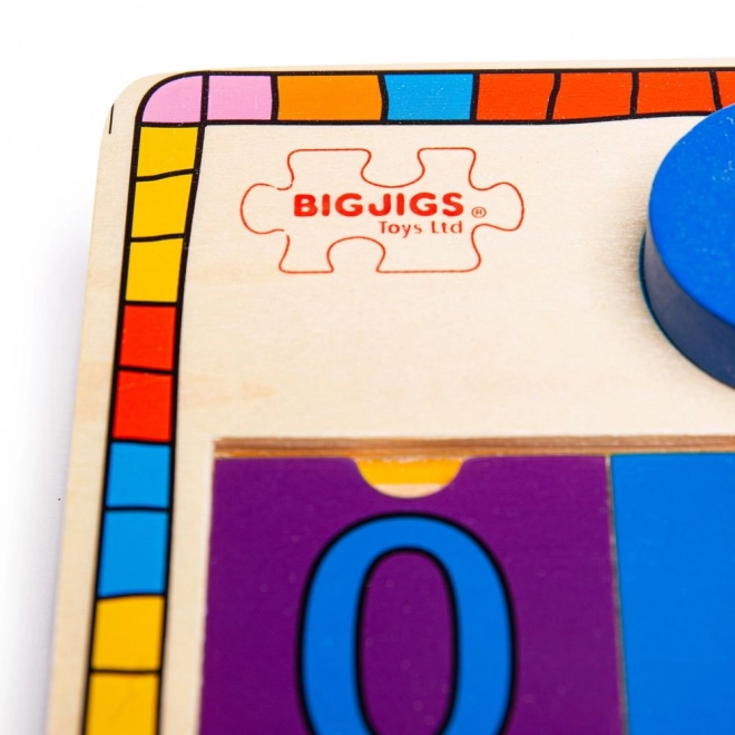 Bigjigs Toys drvena ploča s označenim prstenovima