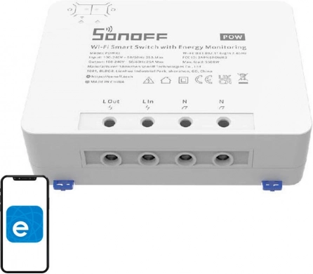 Pametni Sonoff Wi‑Fi prekidač s mjerenjem energije