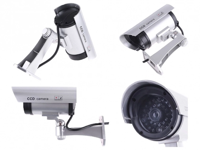 Atrapa industrijskih kamera s crvenim LED svjetlom