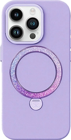 Maskica Joyroom Dancing Circle za iPhone 14 Pro ljubičasta