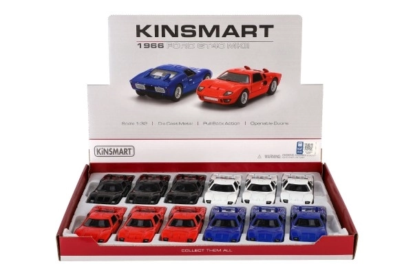 Auto Kinsmart 1966 Ford GT40 MKII metal/plastika 13cm mješavina boja