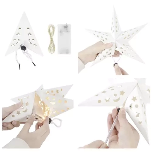 Svijetleća papirnata zvijezda LED 50 cm
