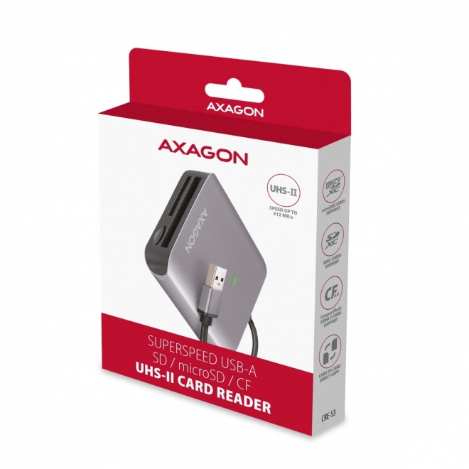 Čitač kartica Axagon CRE-S3 USB 3.2 Gen 1