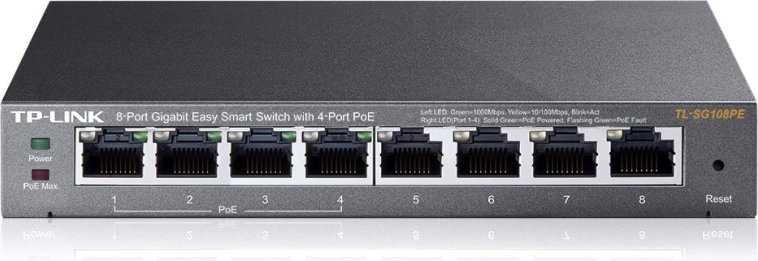 TP-Link 8-portni Gigabit Smart Switch s 4 PoE porta