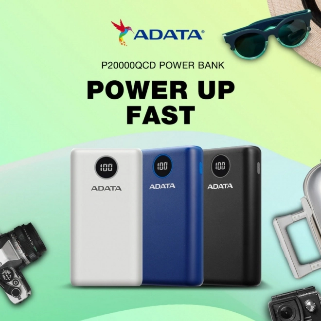 Powerbanka P20000QCD 20000mAh bijela QC/PD