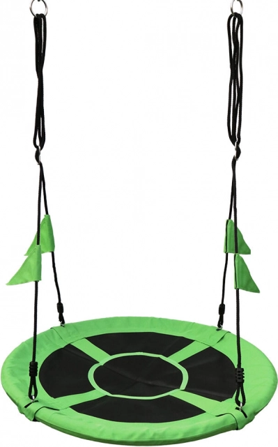 Ljuljačka roda gnijezdo s zastavicama 100 cm – 2Kids Toys, zelena
