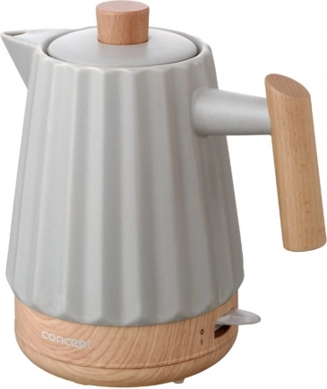 Keramički kuhalo za vodu 1,5 l svijetlosiva