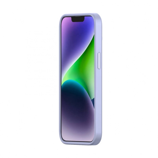 Kućište Baseus tekući silika gel za iPhone 14 Plus lavanda