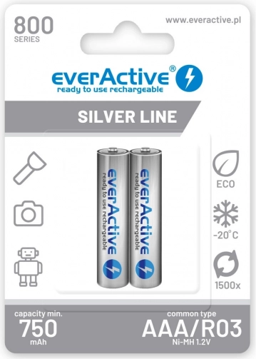 Punjive baterije AAA R03 800 mAh Ready To Use 2 kom