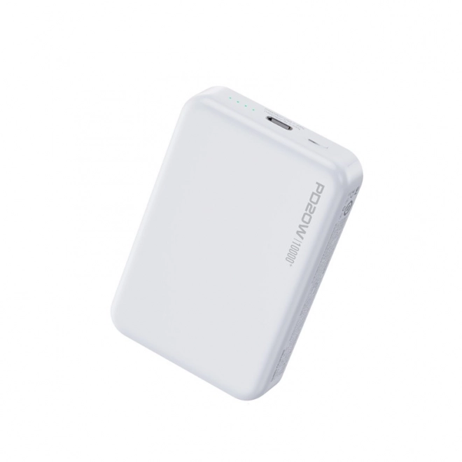 Indukcijska powerbanka 10000 mAh brzo punjenje PD 20W MagSafe bijela