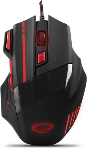 Žičani gaming miš Esperanza s podesivim DPI (crvena)