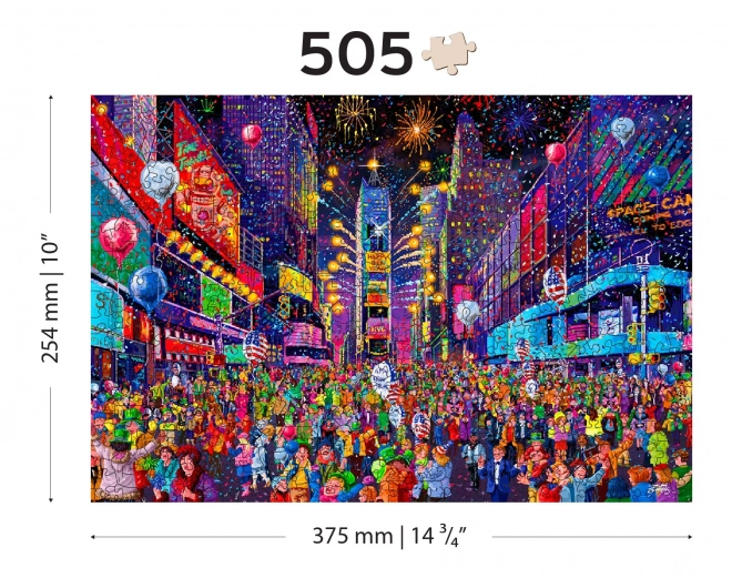 Wooden City Drvene puzzle Silvestar 2u1, 505 dijelova EKO