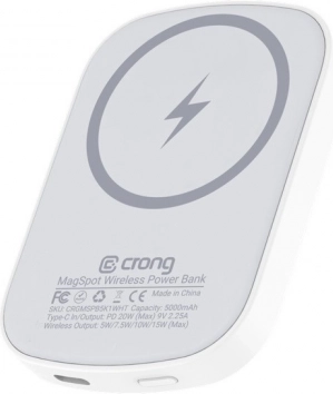 Bežična power banka MagSpot s MagSafe 5000mAh i USB-C 20W PD