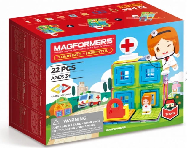 Magformers Gradić: Bolnica - 22 dijelova
