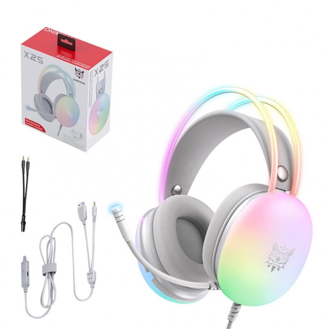 Gaming slušalice Onikuma X25 bijele