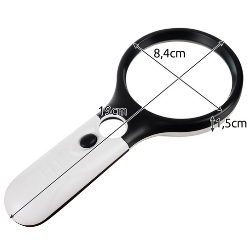Ergonomska lupa s LED osvjetljenjem Izoxis