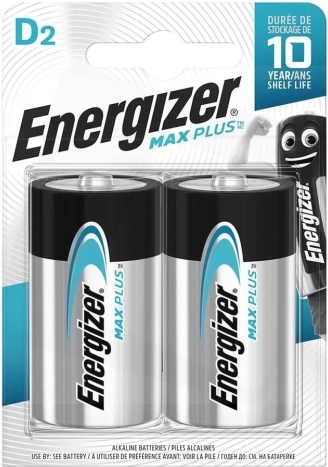 Alkalne baterije Max Plus D LR20, 2 kom